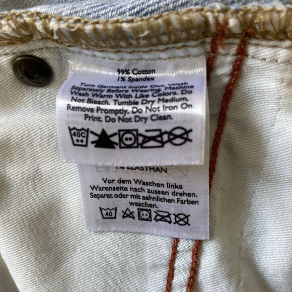 Eddie Bauer Jean Crop Women 8 Med Boyfriend Pocket Design Light Wash Ankle CUTE - Picture 7 of 7